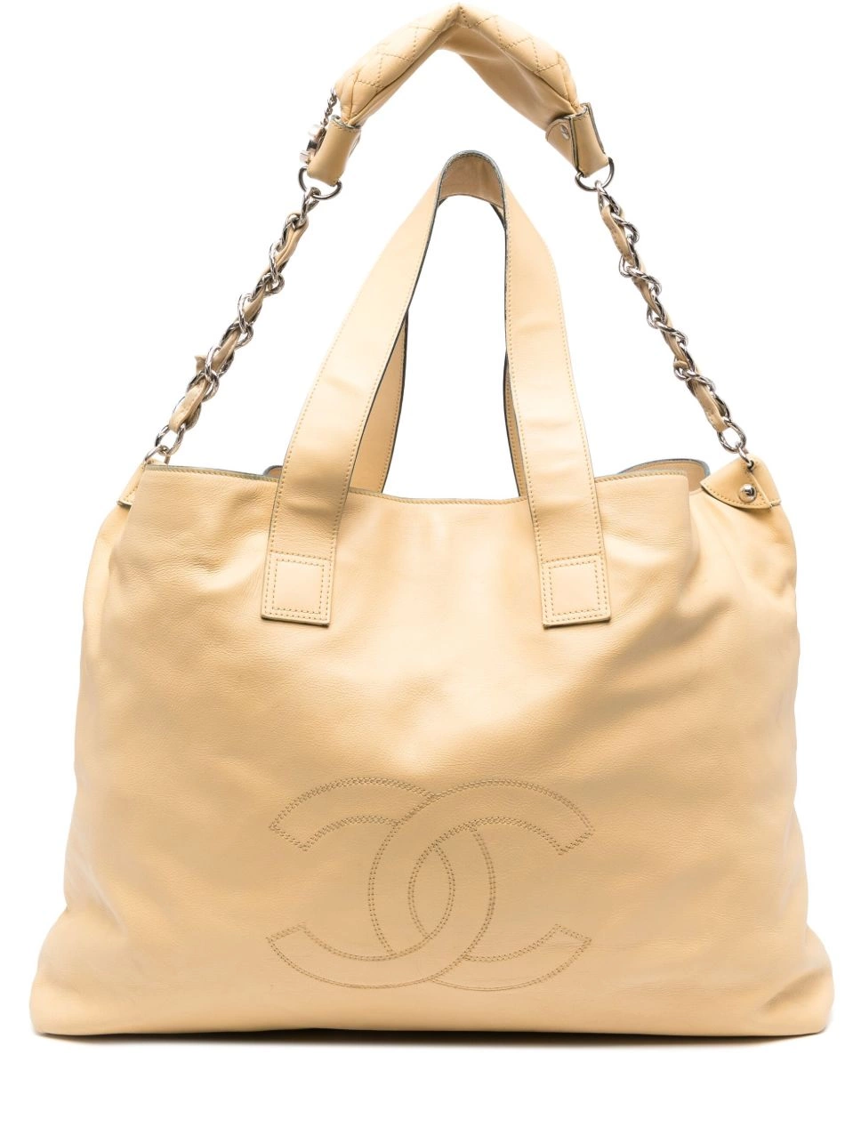 Affordable HOT SALE CHANEL large bag Edgy Women tote leather 0417